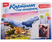 Картина по номерам на картоне "В цвете сакуры", 28,5 х 38 см