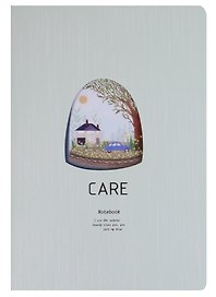 Тетрадь общая «Care», 38 листов в линейку, А5, в ассортименте