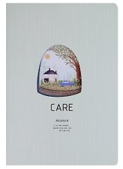 Тетрадь в линейку Care, 38 листов, в ассортименте