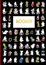 Блокнот-планер. Муми-тролли (формат А4, на скобе, черный)