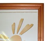 Фоторамка деревянная 18*24 Бронза/медь