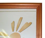 Фоторамка деревянная 18*24 Бронза/медь