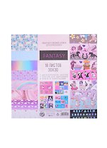 Набор бумаги для скрапбукинга Fantasy, 18 листов, 30х30см 5412465
