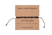 Браслет Морзе Just Breathe (12-202509-BR-ZJ6356)