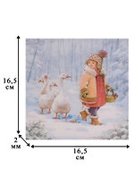 Набор салфеток для декупажа Гуси (33310620/ 33304840) (2 шт.) (3+) (упаковка)