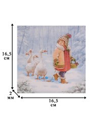 Набор салфеток для декупажа Гуси (33310620/ 33304840) (2 шт.) (3+) (упаковка)