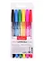 Ручки шариковые Hatber, 6 цветов 0,7 мм - 0
