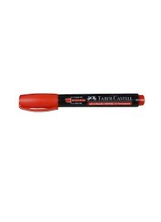 Маркер перманентный "WINNER 54" скошенный, красный, Faber-Castell