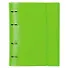 Тетрадь на кольцах в клетку Hatber, Diamond Neon, 120 листов, зеленая - 1