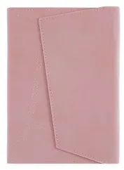 Ежедневник недатированный А5 120 листов "Спилок делавэ" розовый, кожзам, твердый переплет
