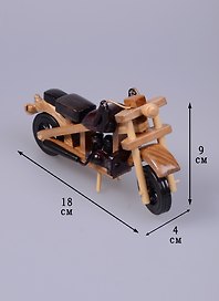 Модель Мотобайк (18х4х9см) (дерево) (7097003/2)
