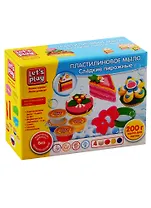 Набор для творчества ТМ Lets Play Пластилиновое мыло. Сладкие пирожные, 19 см.