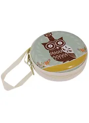 Монетница на молнии Сова 7см (металл) 12-11984-SM-02