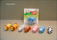 Игрушка заводная Дикие животные (в ассорт.) (20693) (2K-69C)
