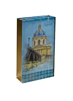 Органайзер трехблочный "Горизонтальные полоски" 95*160мм, обл.7БЦ, магнитн.замок, глянц.ламинация, тиснение фольгой, ассорти, Феникс