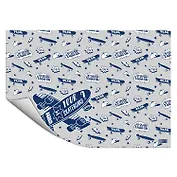 Клеенка для уроков труда "Скейт паттерн" 500*700мм, ПВХ, блистер