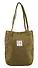 Сумка-шоппер с кнопкой оливковая (вельвет) (33х31) Bookvalno - 1