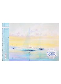 Альбом для рисования «Watercolor» Hatber А4, 40 листов, спираль, в ассортименте