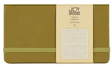 Планинг недат. 64л "Joy Book" оливковый, карманный, иск.кожа 7Б, скругл.углы, тонир.блок, резинка, офсет, ляссе