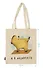 Сумка-шоппер Капибара Я в моменте (бежевая) (текстиль) (40х32) - 2