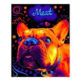 Картина по номера на холсте ТМ LORI "Яркий бульдог" 40х50см