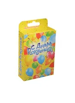 Открытка растущая травка С днем рождения шарики (12х25) (870759)