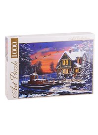 Пазл Зимняя усадьба Artpuzzle 1000 элементов ХАП1000-4447