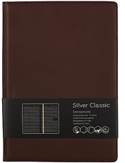 Еженедельник недатированный «Silver Classic», 72 листа, А4