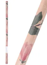 Бумага упаковочная 70*100см "Pastel flowers" крафт, инд.уп.