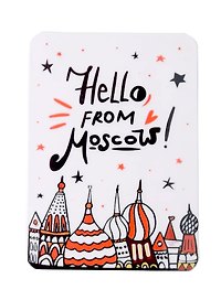 Магнит Привет из Москвы! (МVS-01292)