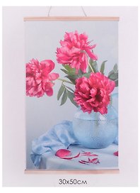 Картина-раскраска по номерам «Яркие пионы», 30 x 50 см, Origami