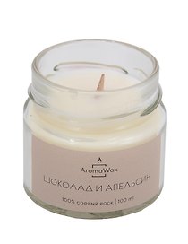 Свеча ароматическая Шоколад и апельсин (100мл) (AromaWax)