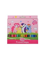 Фломастеры 18цв "My Little Pony", вент.колпачок, к/к, Proff