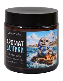  Свеча ароматическая Балтика (Калининград) (100мл) (FH065) 