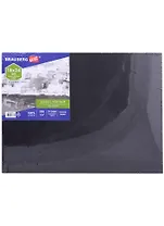 Холст на картоне 18*24см грунт, хлопок, мелкое зерно, черный, (МДФ), BRAUBERG ART CLASSIC, 191677