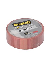 Клейкая лента декоративная Scotch/Скотч Washi, 15 мм х 10 м, полоски, 3M