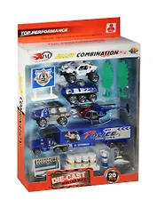 Набор игрушек Полиция (dv-167) (пласт.) (3+) (упаковка)