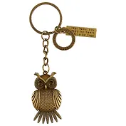 Брелок Сова (металл) (12cм) (блистер)