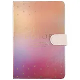 Блокнот с магнитной застежкой Градиент Feel color (голография, золото)