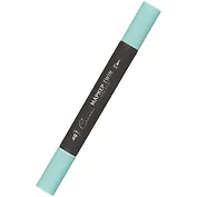 Маркер художественный "Сонет" бирюзовый светл., двухсторон., тонк. и широк.долото, Сонет