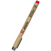 Ручка-кисточка капиллярная «Pigma Brush» красная, Sakura - 0