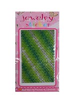Набор д/творчества Стразы литые для телефона на картонке Jewelry sticker (1461-1/30) (желто-зеленые)