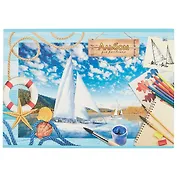 Альбом для рисования BG, "Под парусами", А4, 16 листов