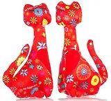 Игрушка мягкая, ПУФФИ, Кошки 32см