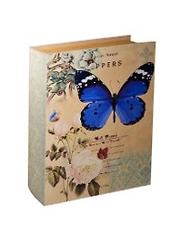 Сувенир, Шкатулка-книга Бабочка с розами (30*23,5*7,3)
