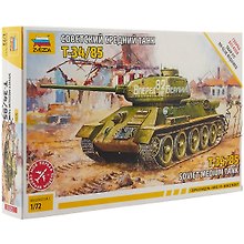 Сборная модель «Советский средний танк Т-34/85», ZVEZDA (5039)