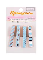 Прищепки декоративные с тиснением «Волшебство», 11×7см 3885405