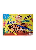 Доска пластиковая для моделирования из пластилина А4 с набором стеков, Топ-спин