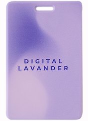 Чехол для карточек вертикальный Monochrome Digital Lavender