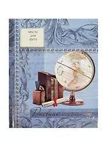 Дневник шк. "ШКОЛЬНЫЙ ГЛОБУС" 7БЦ, выруб.окно для фото, глянц.ламин., тиснение цв.фольгой, ляссе, универс.шпаргалка, Феникс